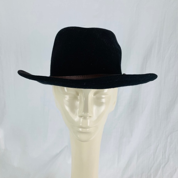 Sima Int USA Brown Fedora XL Wool Feather Felt Excellent Condition - Picture 2 of 12